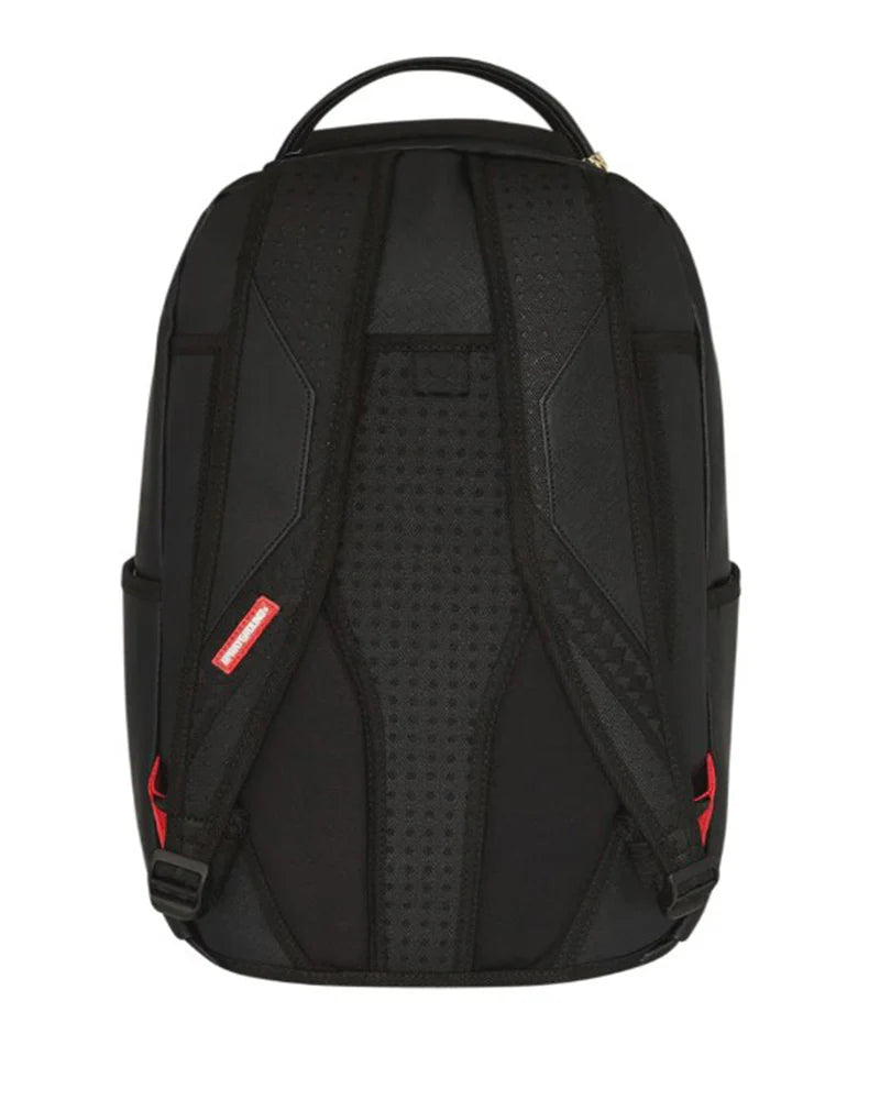 SPRAYGROUND Zaino In Pelle Fly Knit Mouth Nero