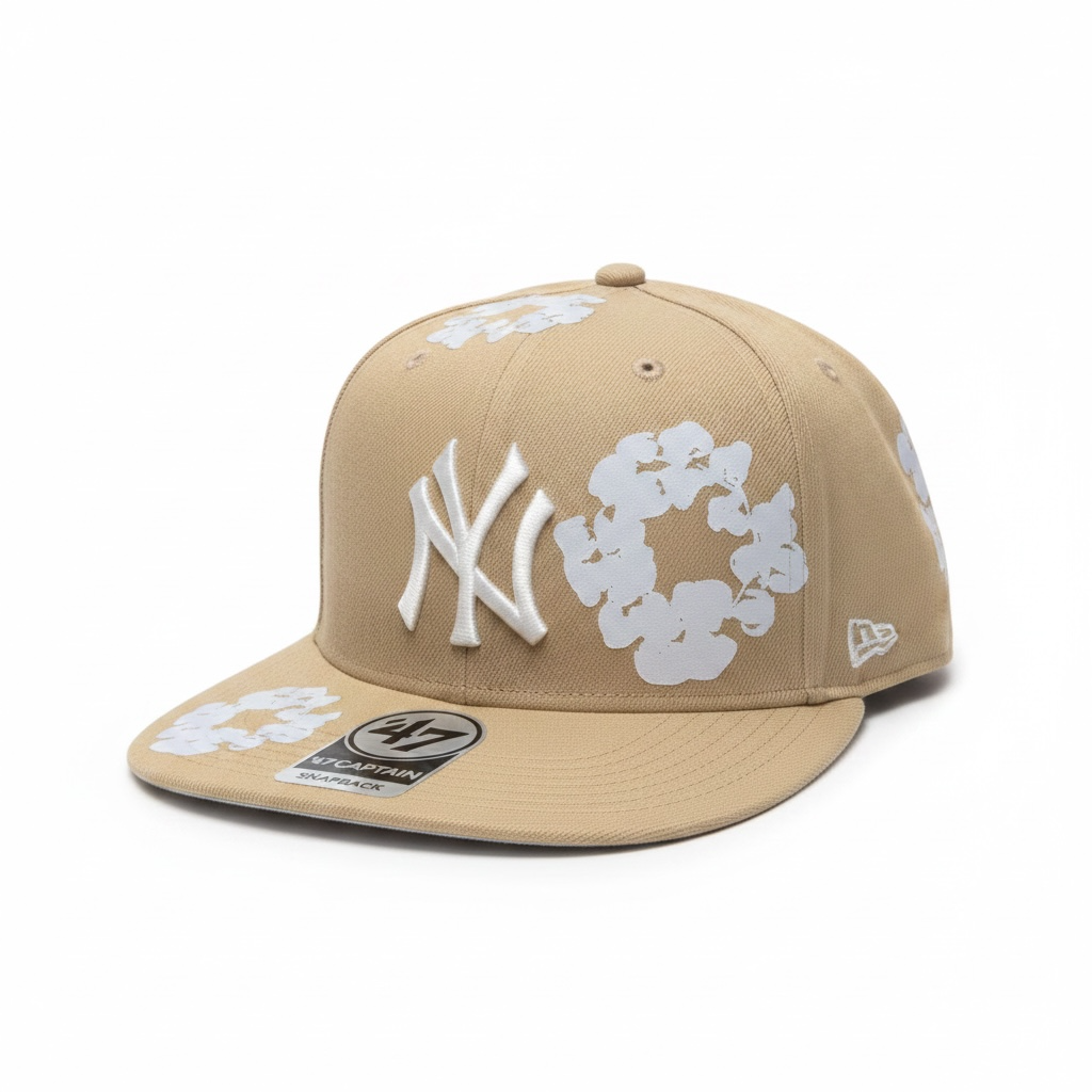 ‘47 CUSTOM “NY” Denim Tears Beige/Bianco