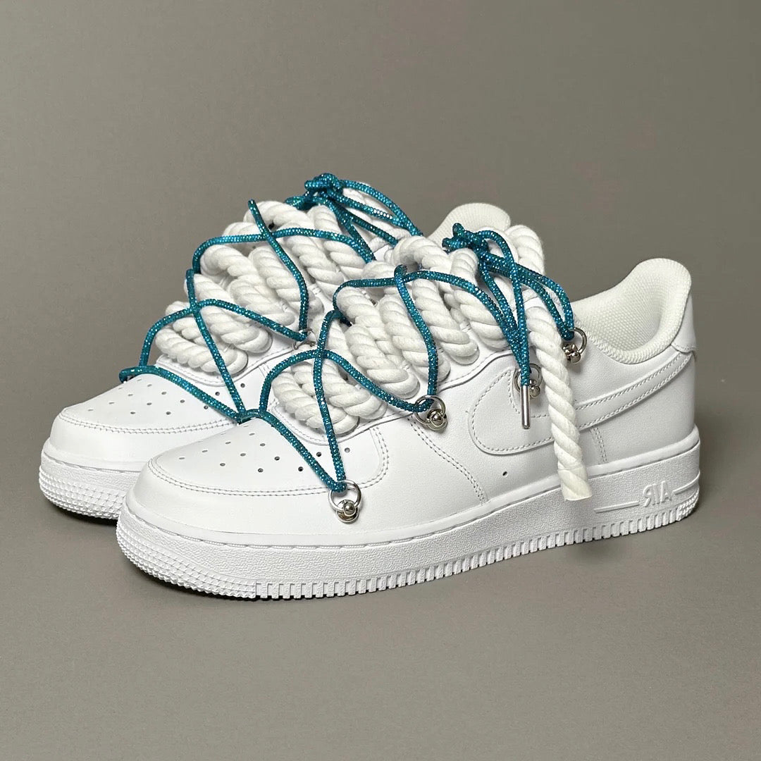 Air Force 1 Rope Laces + Swarovski Laces