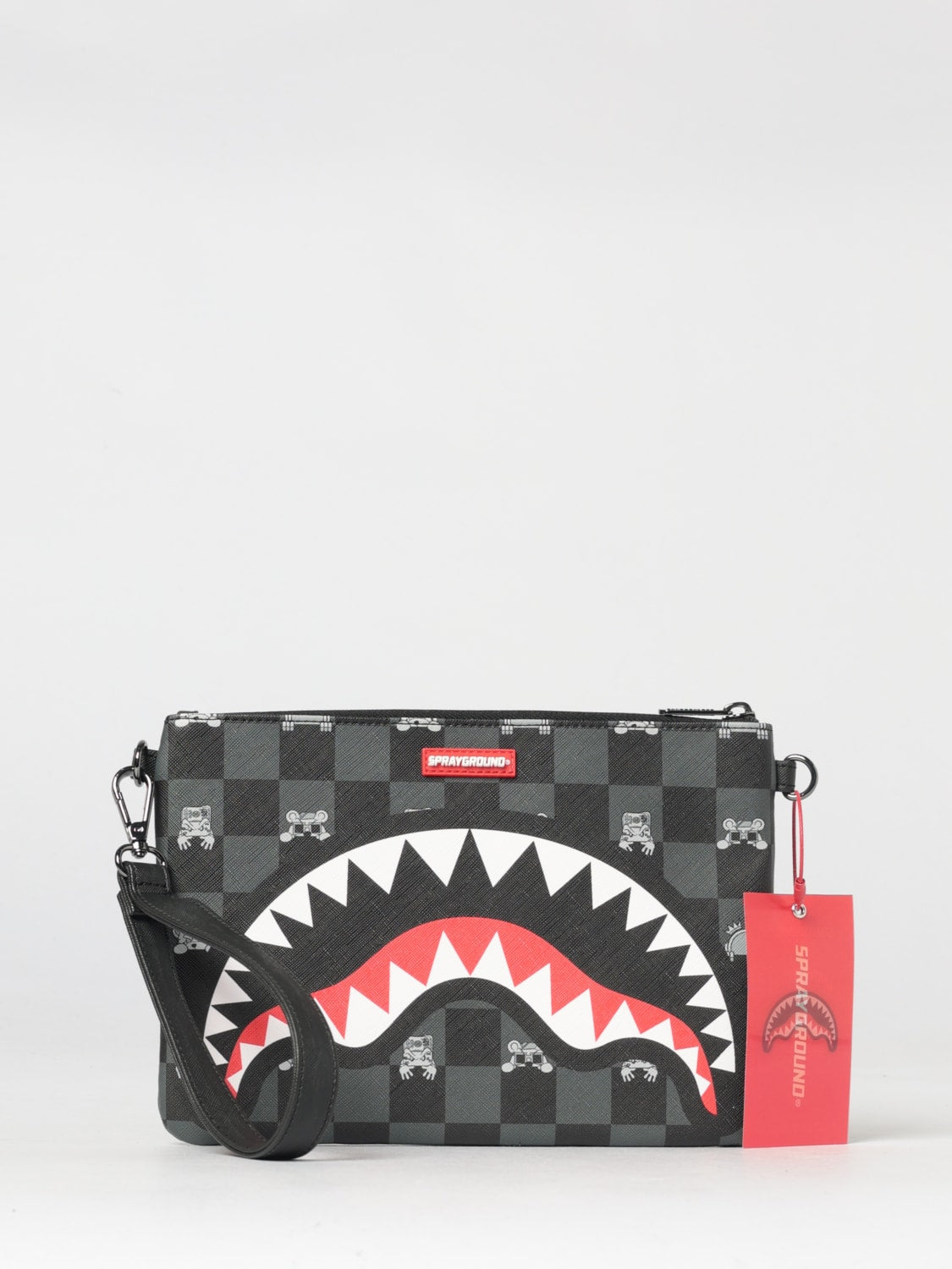 Sprayground SPRAYGROUND Pochette/Tracolla In Pelle Toy Edition Nera - Accessori - Tommaseo Clothing