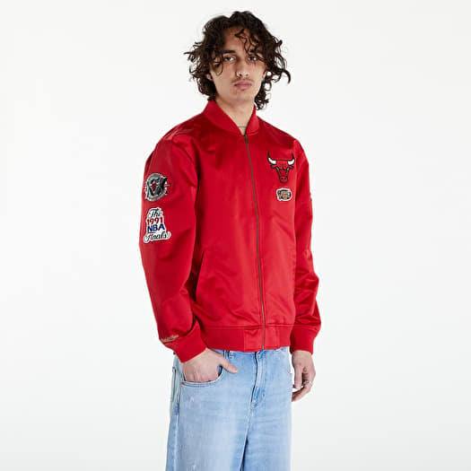 MITCHELL&NESS Varsity Jacket Chicago Bulls Rosso