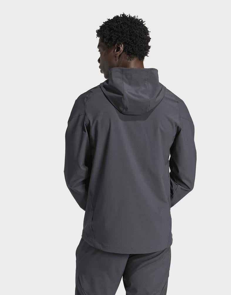 ADIDAS Tuta Arsenal In Microfibra Con Zip Nera