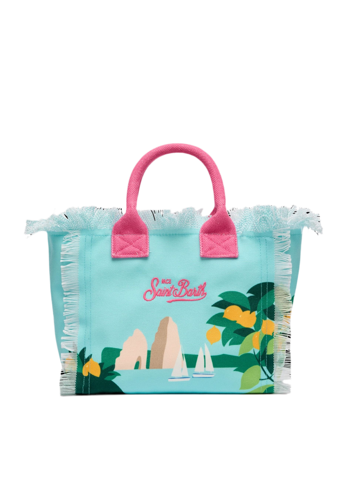 SAINT BARTH Borsa a Mano Colette Capri Turchese