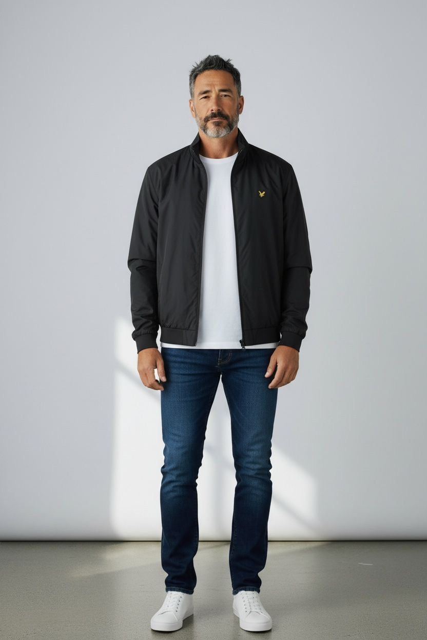 Lyle&Scott Lyle&Scott Antivento Senza Cappuccio Nero - ANTIVENTO - Tommaseo Clothing
