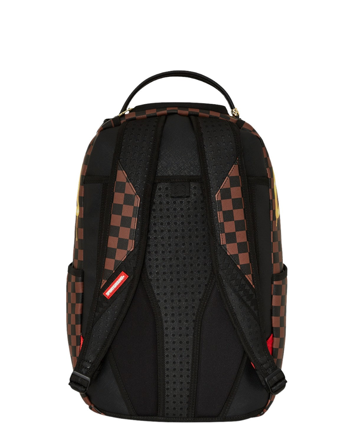 SPRAYGROUND Zaino In Pelle Richie Rich Gold Sharkmouth