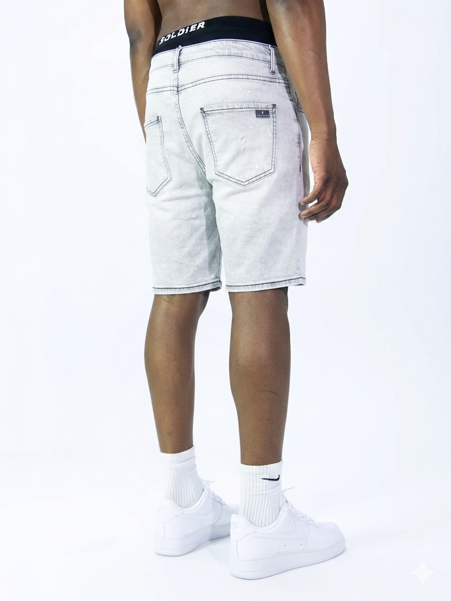 Soldier SOLDIER Bermuda Jeans Denim Grigio Chiaro - foto 2 - Tommaseo Clothing