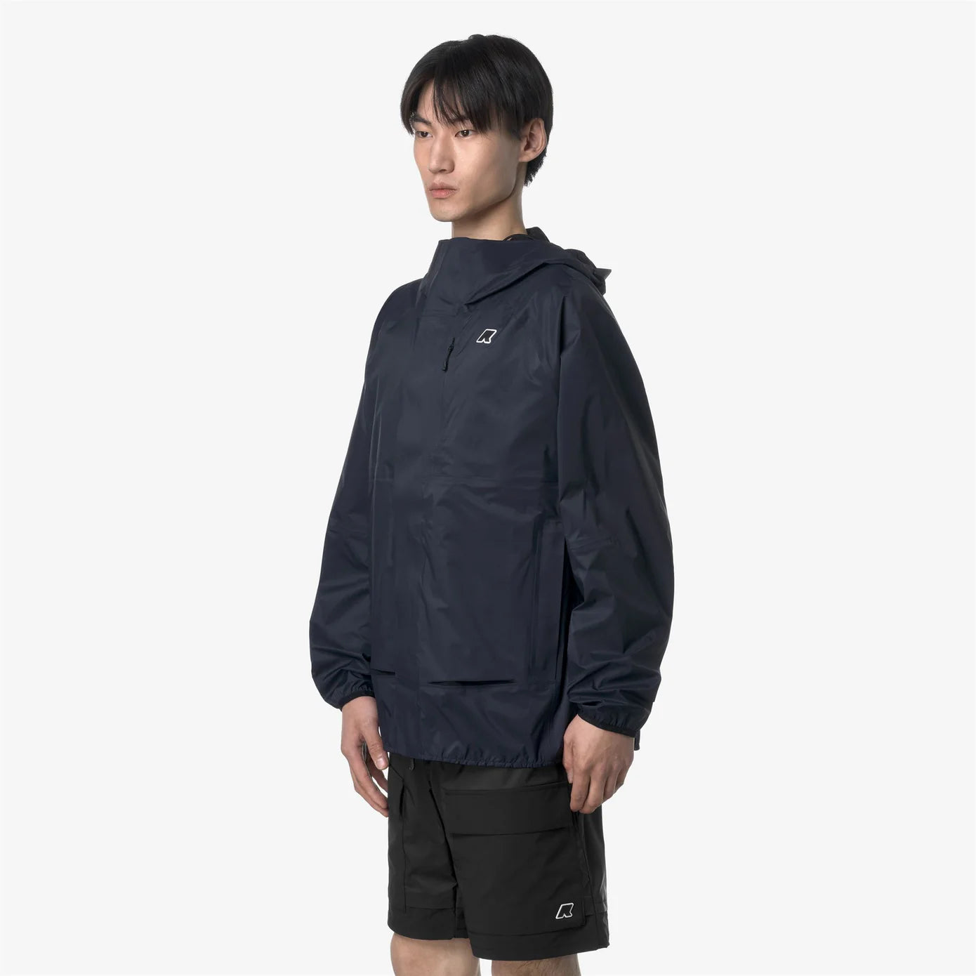K-WAY Antivento Primaverile Leggero ROCHE Blu Notte