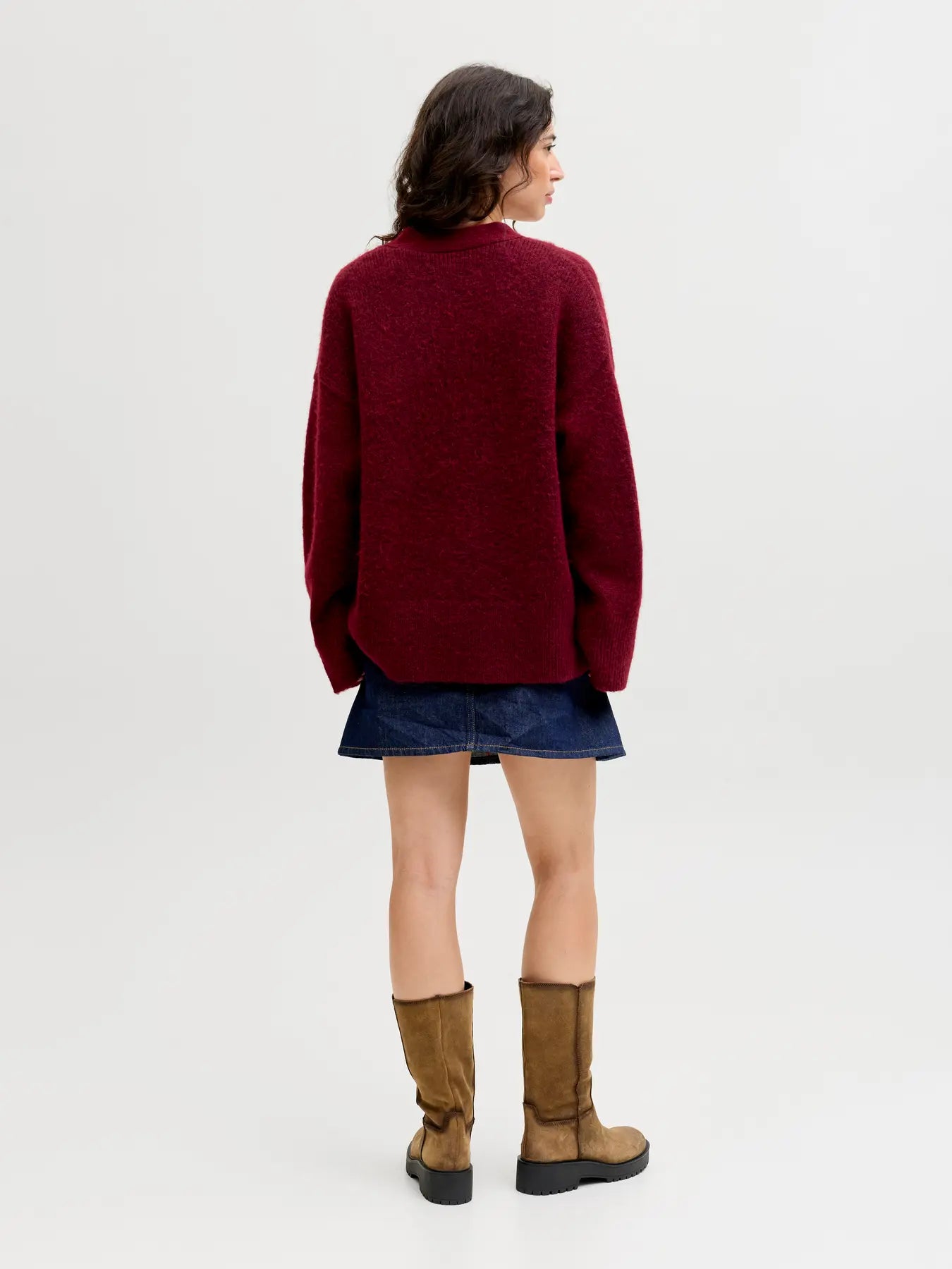 JJXX JXROSANNA BORDEAUX CARDIGAN DONNA