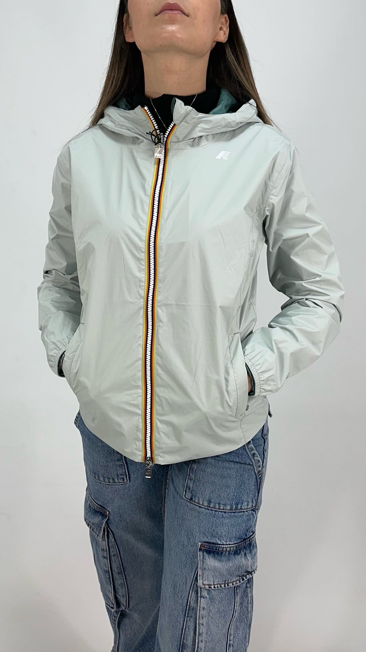 K-WAY Antivento Lyly Plus.2 Double Donna Ghiaccio/Verde