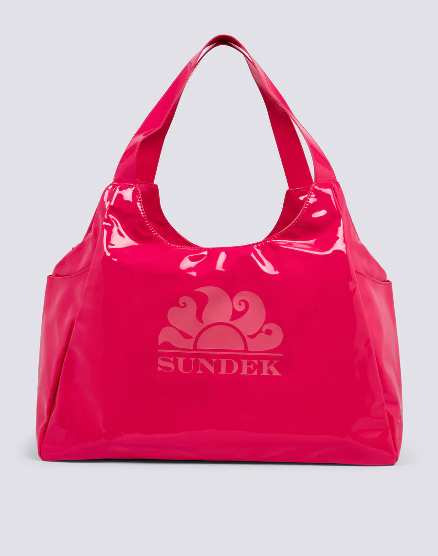 Sundek SUNDEK Chel Bag Borsa Da Mare Lucida Rosa - Borsa - Tommaseo Clothing