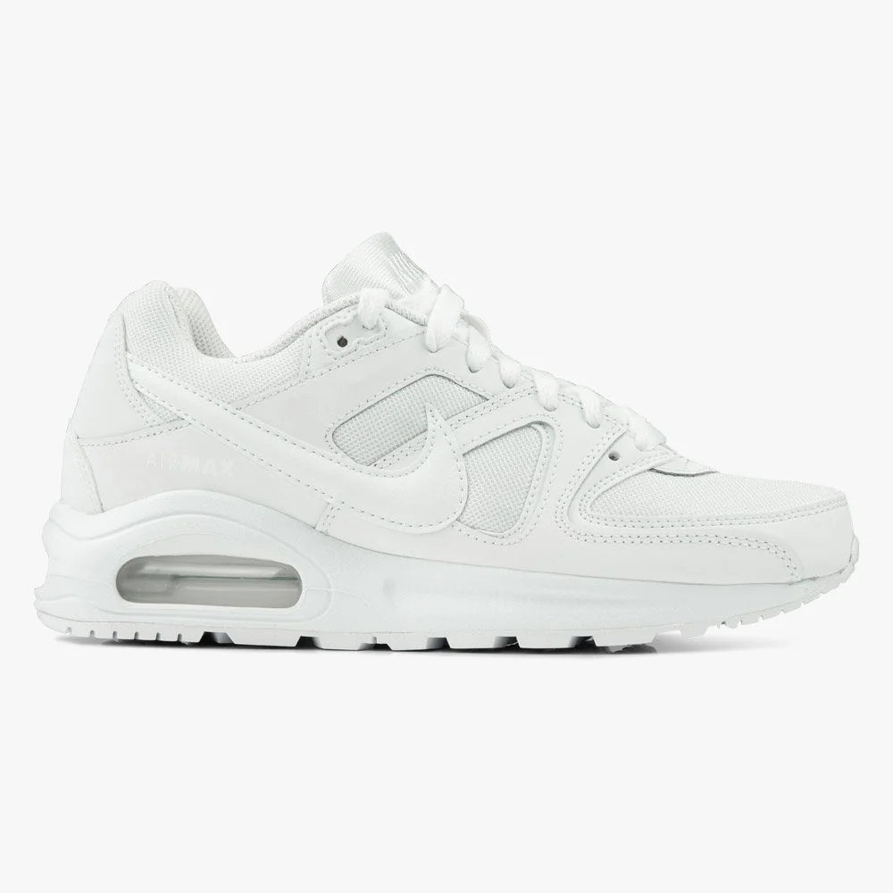 NIKE Air Max Command Flex Sneakers In Pelle E Tela Suola Con Sistema Air Bianca