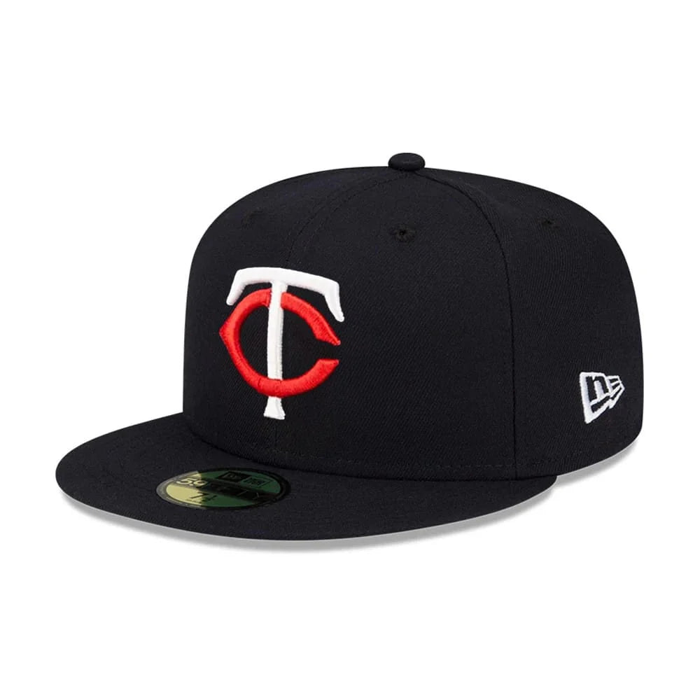 New Era NEW ERA Cappello con visiera 59 FIFTY Fitted Twins MLB Blu Con dettagli Ricamati - foto 2 - Tommaseo Clothing