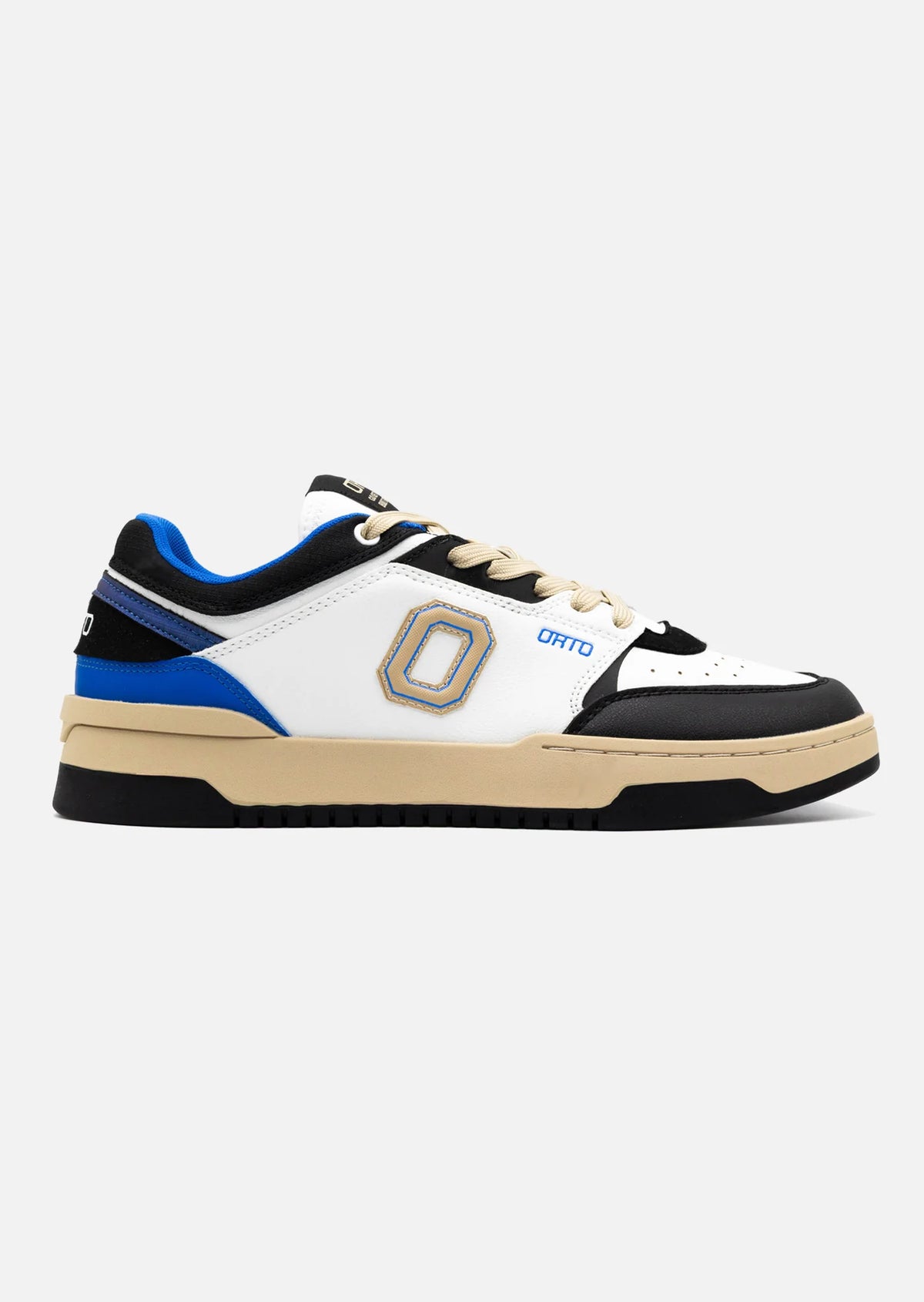 Byorto ORTO Sneakers In Pelle Bianca/Nera/Blu - Scarpe - Tommaseo Clothing