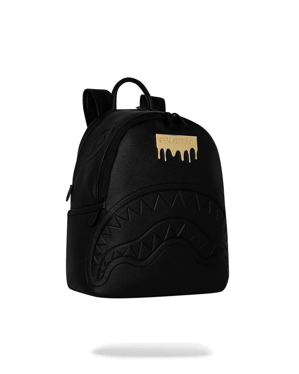 SPRAYGROUND Zainetto In Pelle Gold Brick luxe