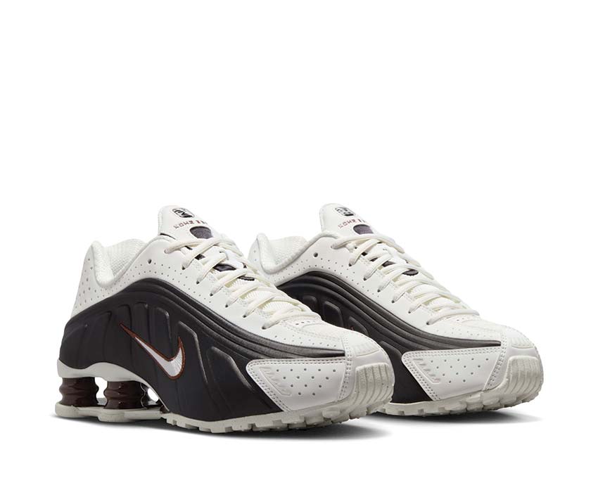 NIKE Shox R4 Sail Black Bianca/Nera