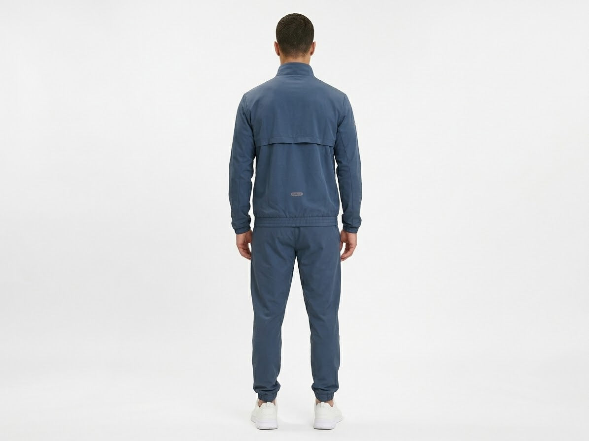 EMPORIO ARMATI Tuta Completa Con Zip Senza Cappuccio Blu