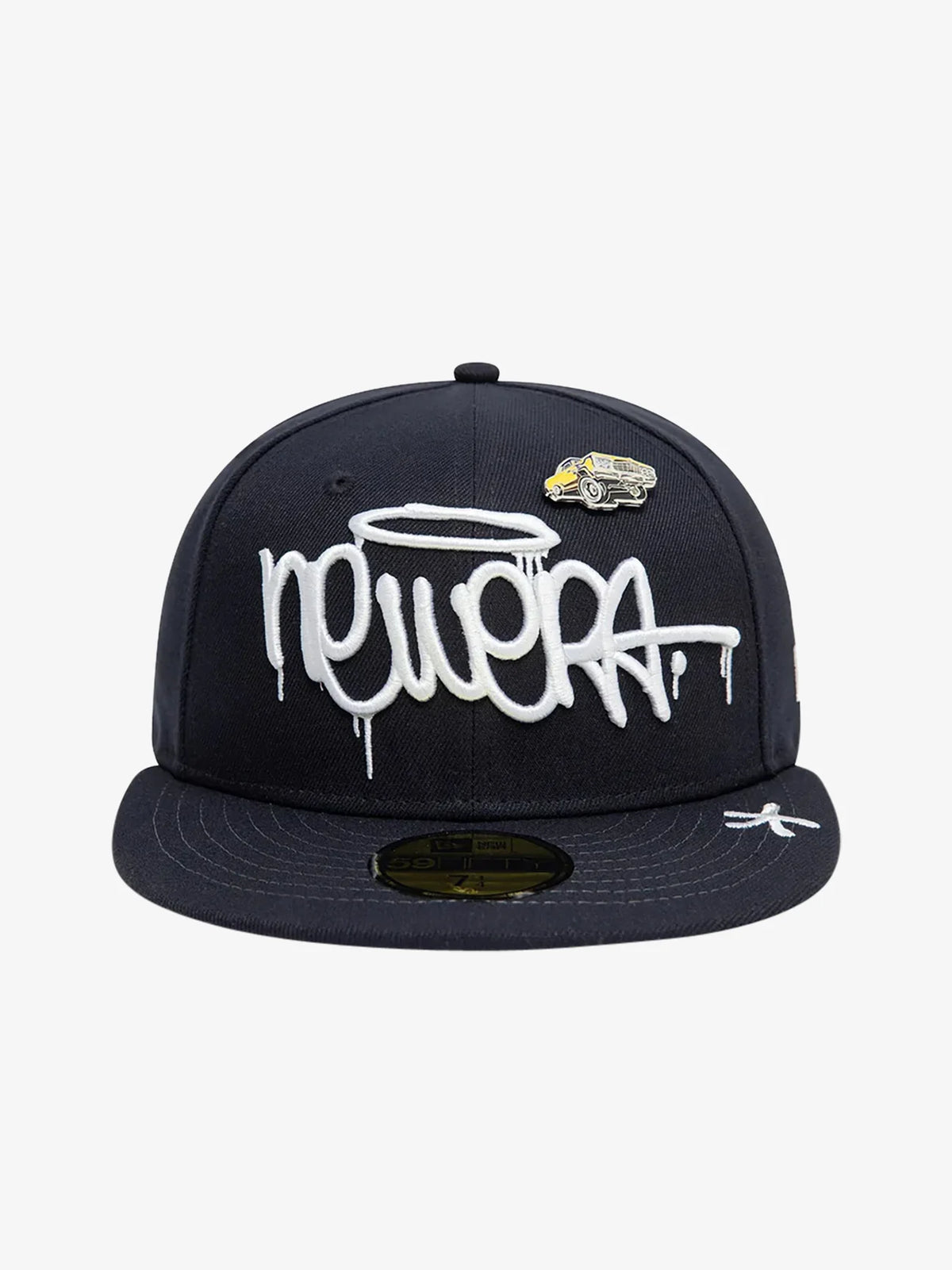 New Era NEW ERA Cappello con visiera 59 FIFTY Fitted Blu Con dettagli Ricamati E Spilla - Cappello - Tommaseo Clothing
