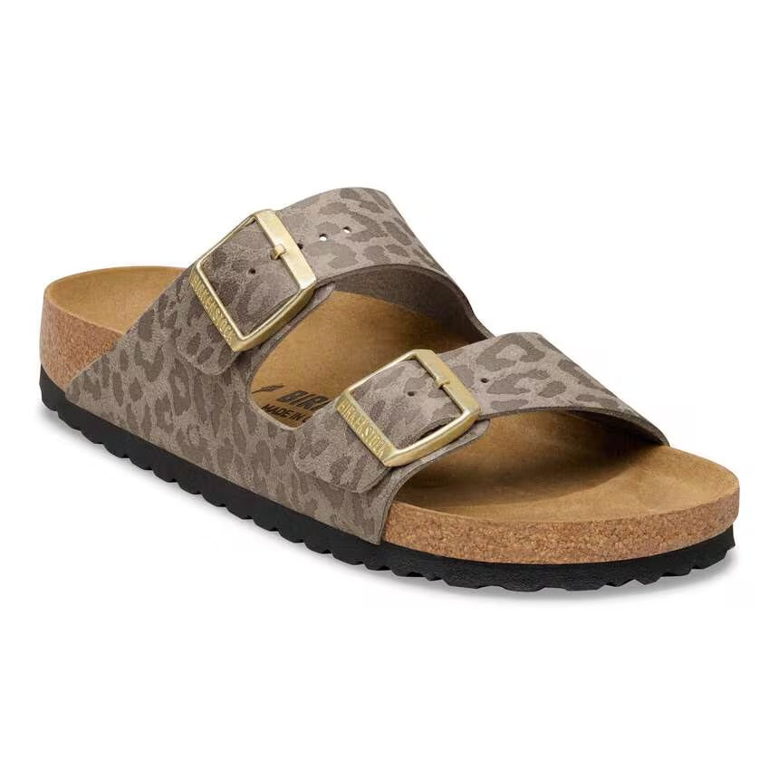 BIRKENSTOCK Arizona BS Leo Grey Taupe Beige Maculata
