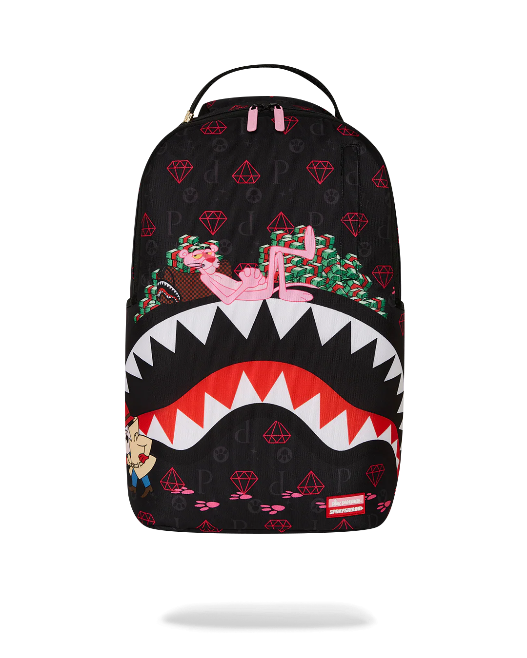 SPRAYGROUND Zaino In Pelle Pink Panther Multicolor