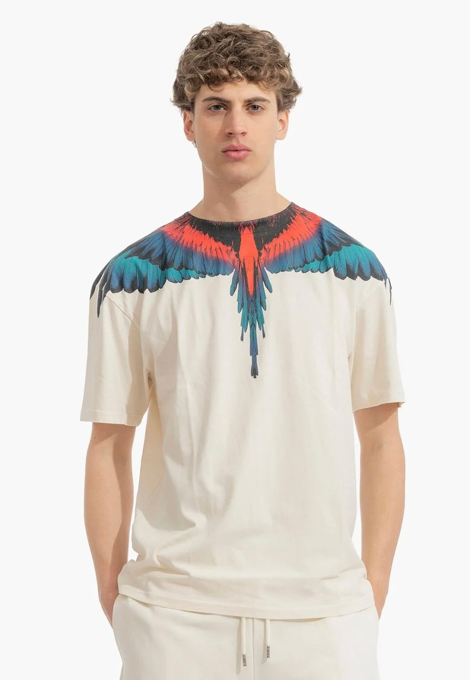 County of milan COUNTY OF MILAN T-Shirt Marcelo Burlon Ali Rosse/Blu - T-SHIRT - Tommaseo Clothing