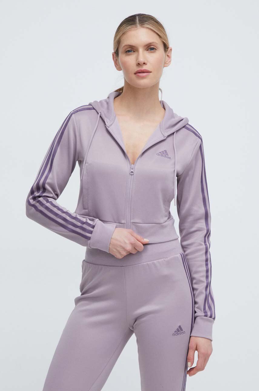 TUTA ADIDAS PERFORMANCE LILLA/VIOLA CROPPED DONNA