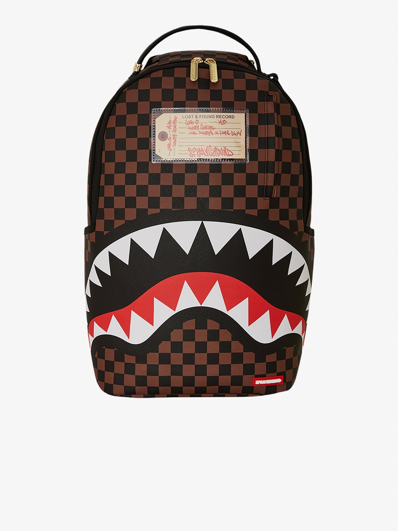 SPRAYGROUND Zaino In Pelle Shark In Paris Lost & Found