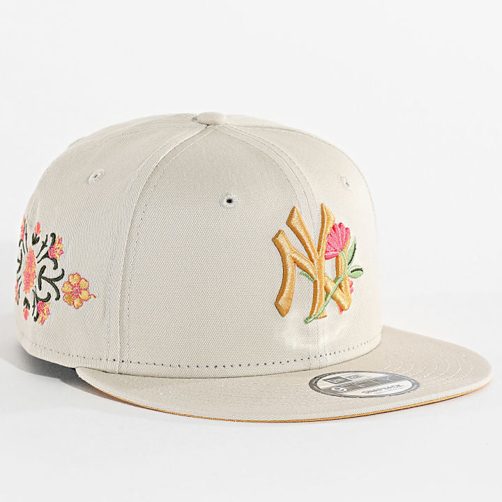 NEW ERA Cap 9Fifty NY Yankees Con Fiori Panna