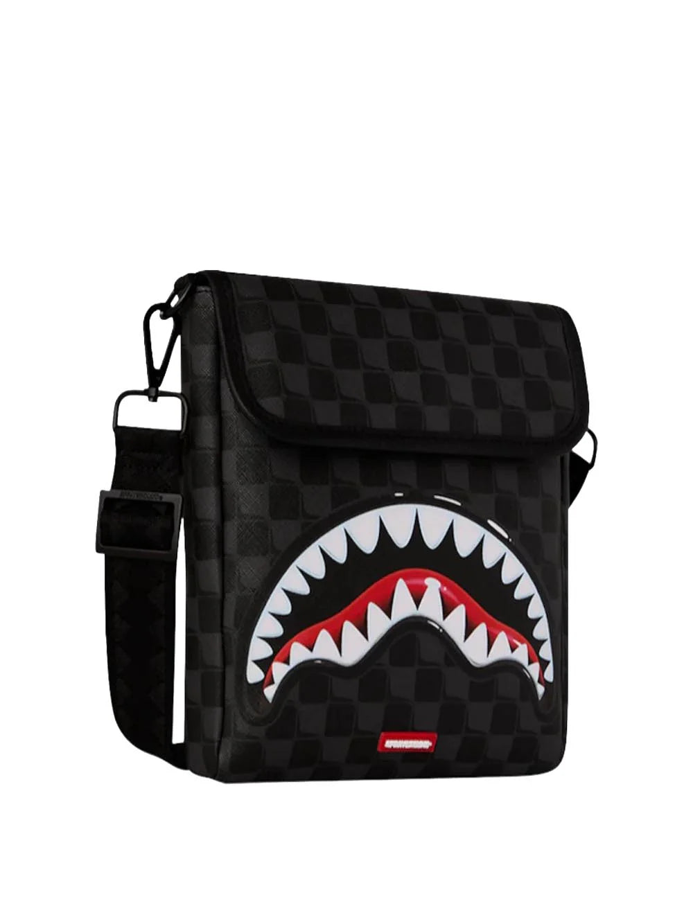 SPRAYGROUND Tracolla In Pelle Sip Balloon Messenger Nero