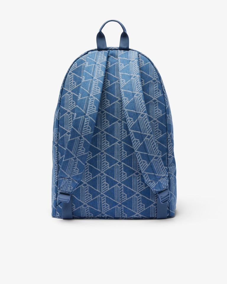LACOSTE Zaino Monogram In Denim