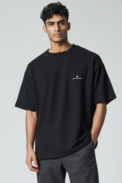 County of milan COUNTY OF MILAN Marcelo Burlon T-Shirt Basic Nera - T-SHIRT - Tommaseo Clothing