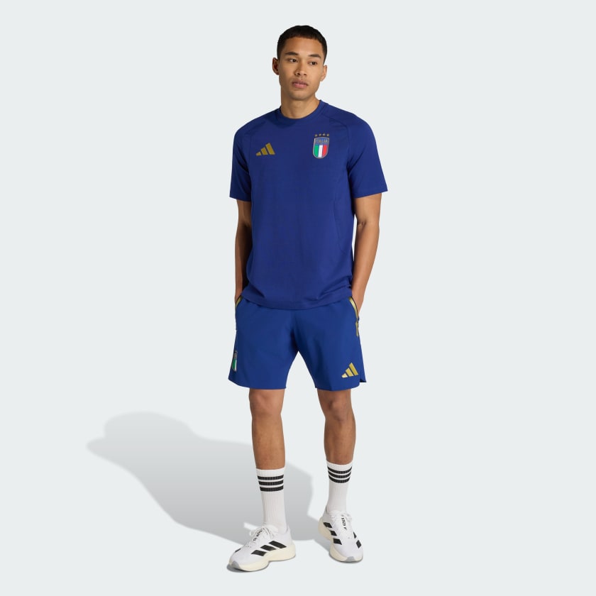 ADIDAS Completino Italia T-Shirt e Pantaloncino Blu Classico
