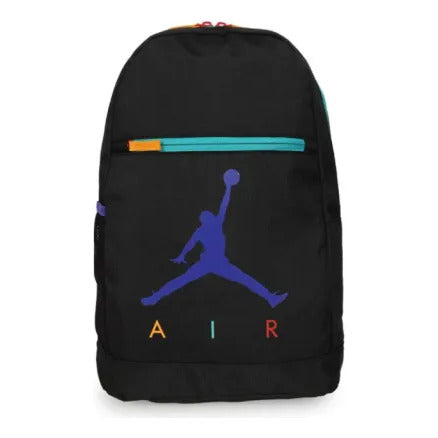 JORDAN Zaino Logo Multicolor Nero