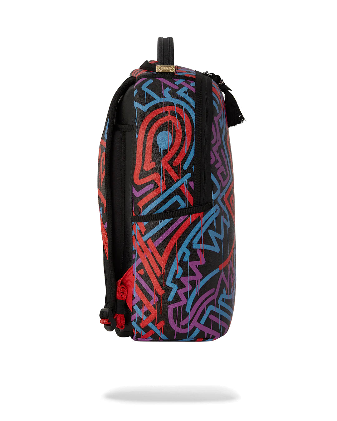 SPRAYGROUND Zaino In Pelle AI TRIBAL PATTERN DLXSV BACKPACK
