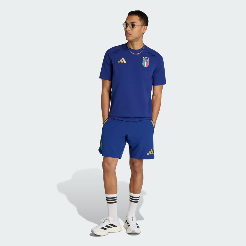 ADIDAS Completino Italia T-Shirt e Pantaloncino Blu Classico