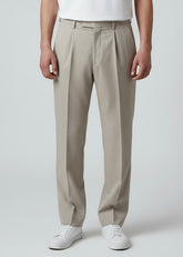 SOLDIER Pantalone Sartoriale Beige Fondo Largo