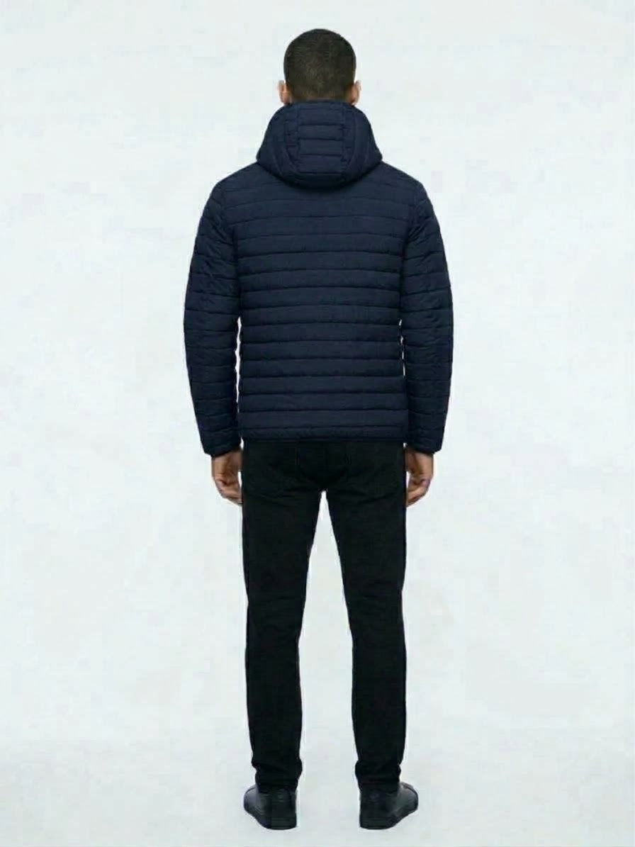 MORE Piumino Blake Con Cappuccio Blu