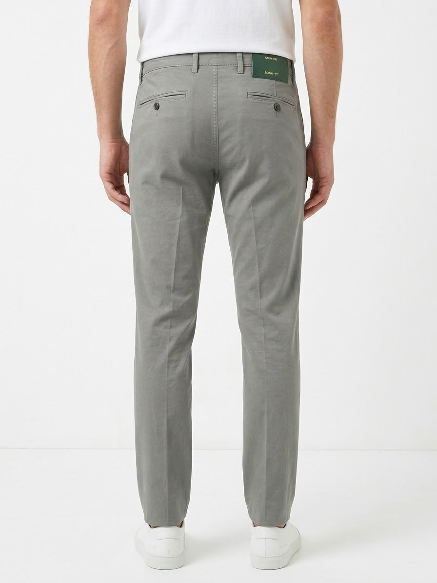 PIZETAONE Pantalone T.A. Skinny Grigio