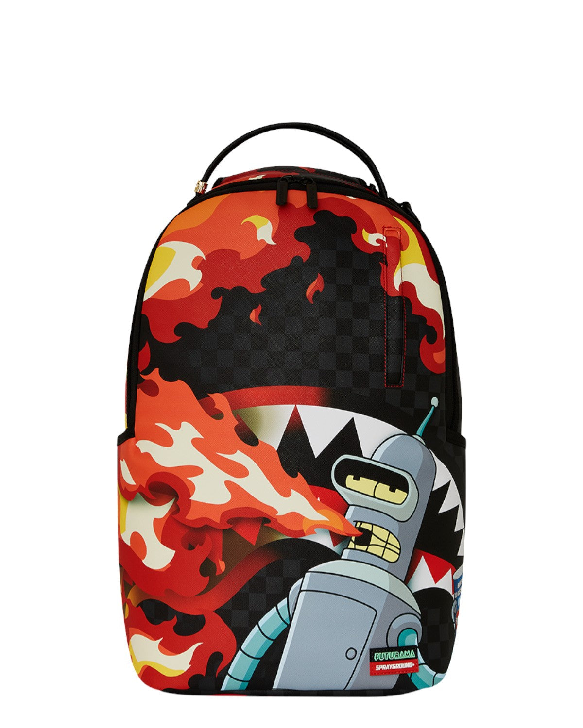SPRAYGROUND Zaino In Pelle Futurama Bender Fire Drama