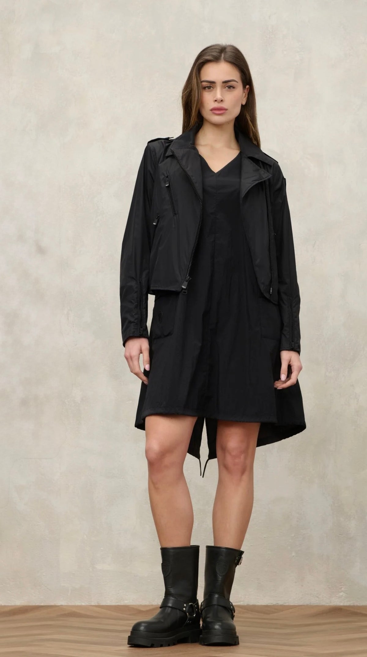 Blauer Blauer Zamora Antivento Donna Nero Nylon - foto 2 - Tommaseo Clothing