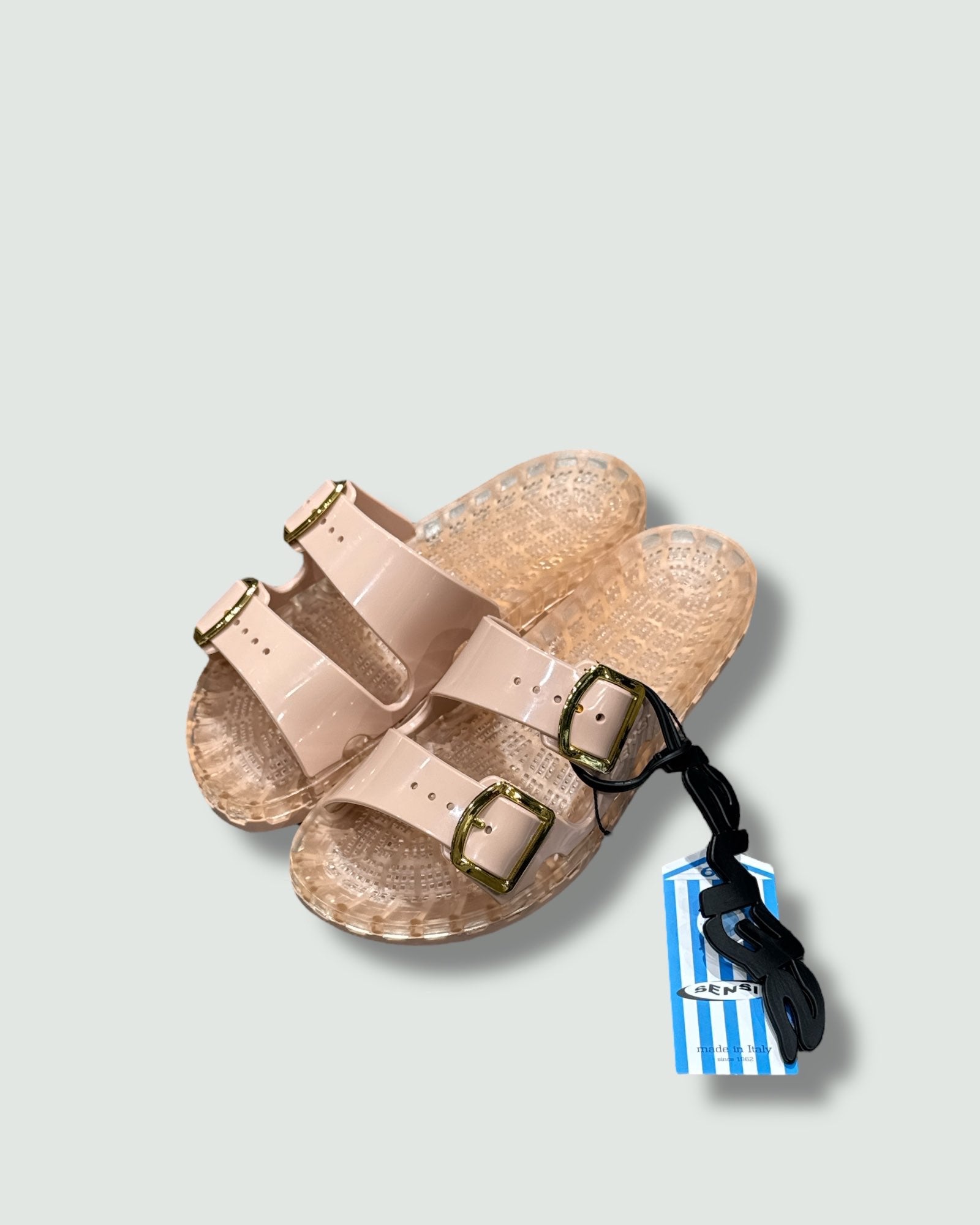 SENSI Ciabatta In Gomma Lucida FLAMINGO Cipria
