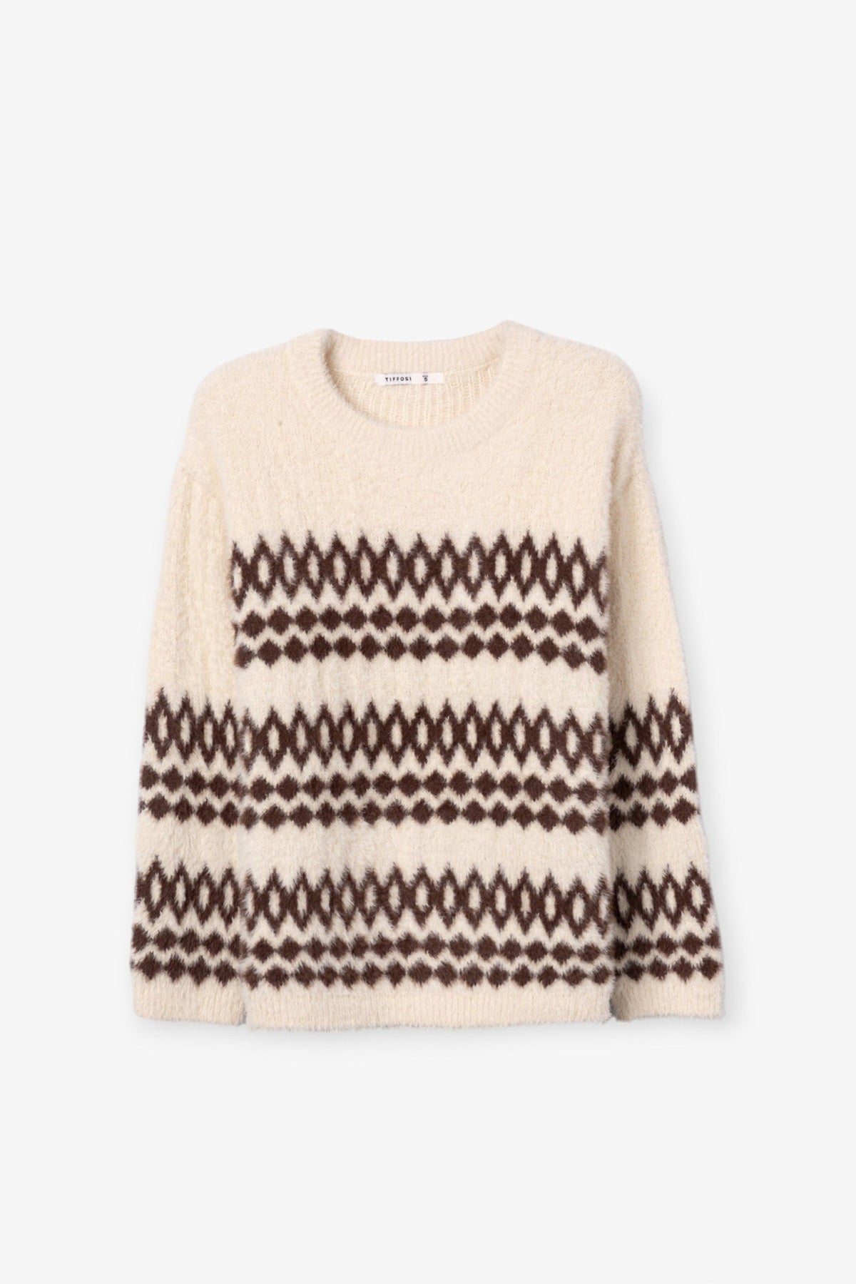 Tiffosi Portinari Maglioncino Panna Donna AW26