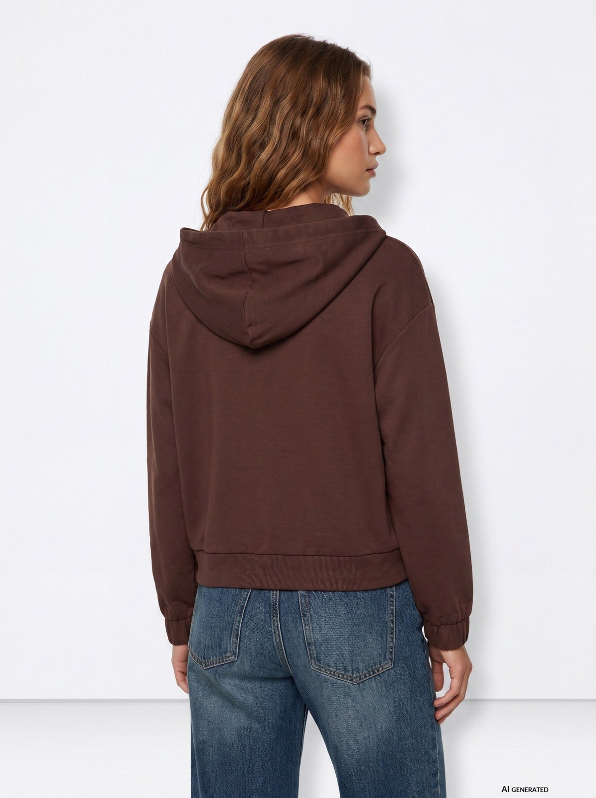 Tiffosi Pam Felpa Marrone con Zip Donna AW26