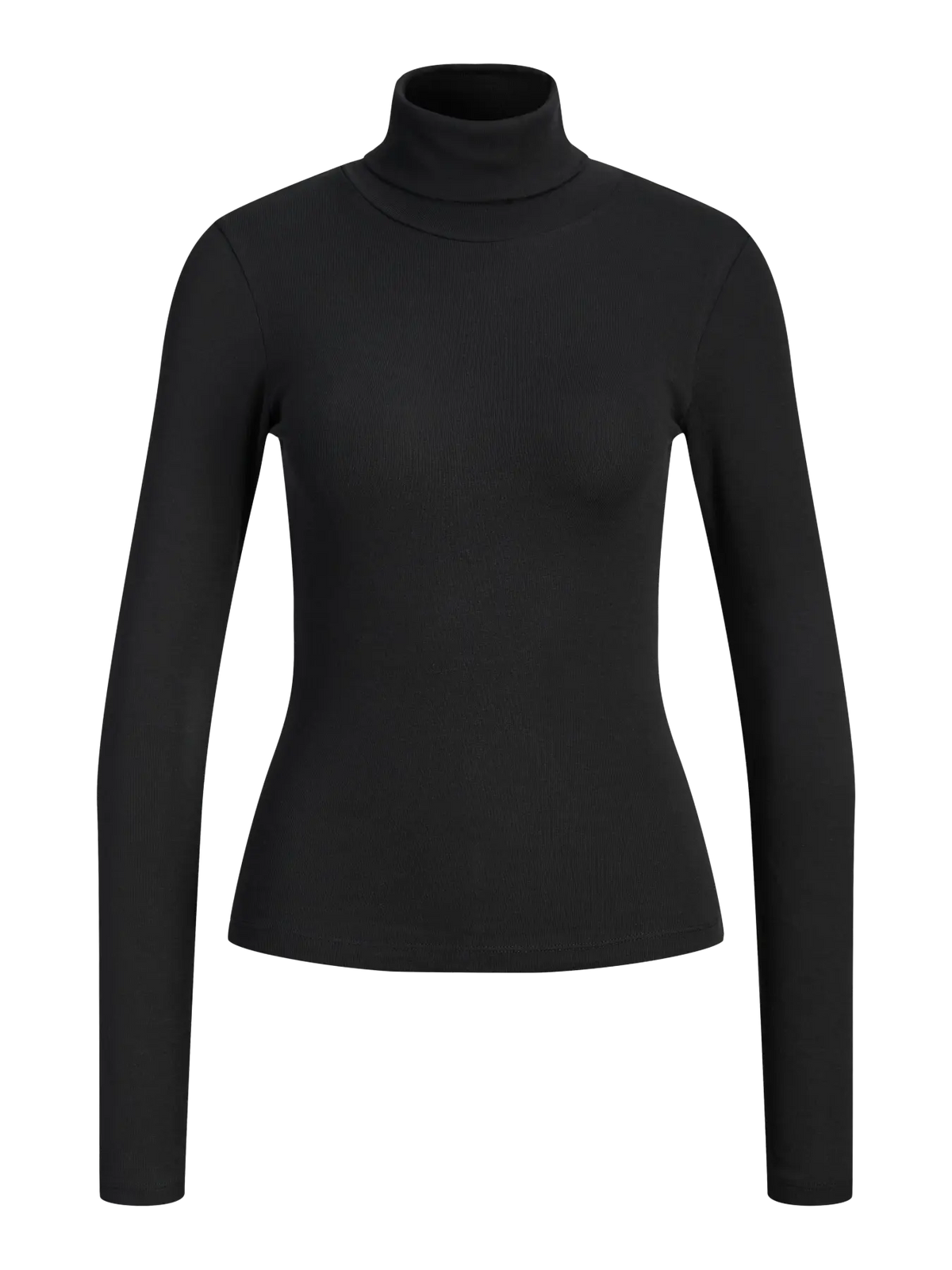 JJXX JXSTAR Maglia Con Collo Alto In Cotone Caldo Nera Donna AW26