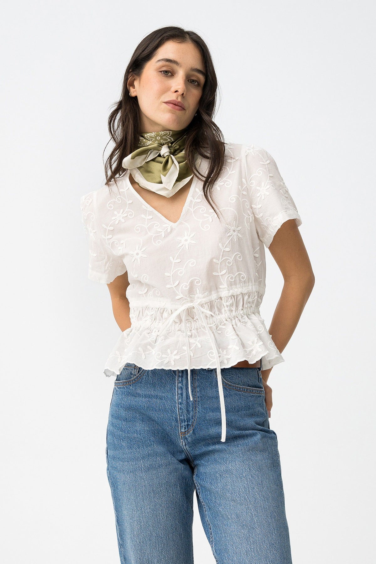 TIFFOSI IDALINA CAMICIA BIANCA DONNA SS26