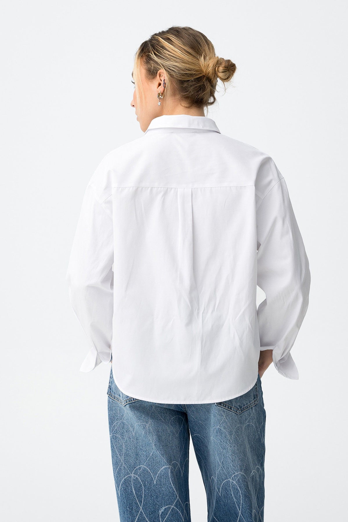 TIFFOSI BUTTER CAMICIA BIANCA DONNA SS26