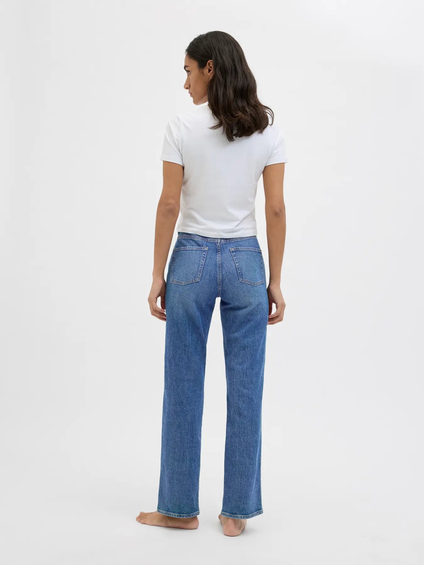 JJXX DONNA JEANS SLIME STRAIGHT MID WAIST