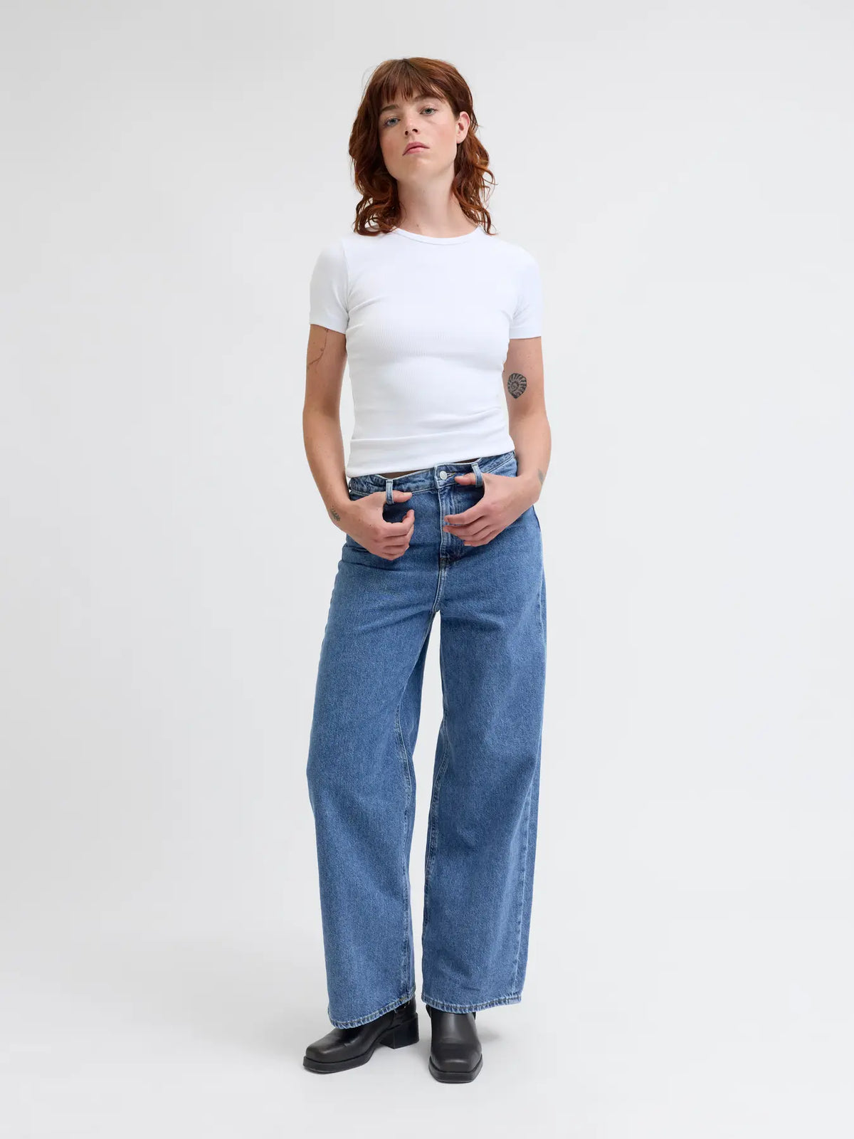 JJXX JJXX Donna Jeans Tokyo MR6002 High Wide Waist - PANTALONE - Tommaseo Clothing