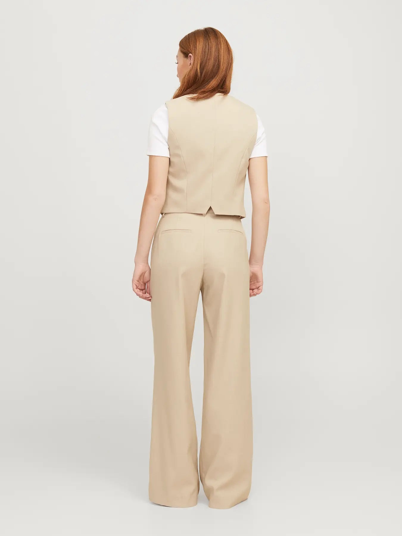 JJXX DONNA JXELLIS BEIGE STRUCTURED PANT