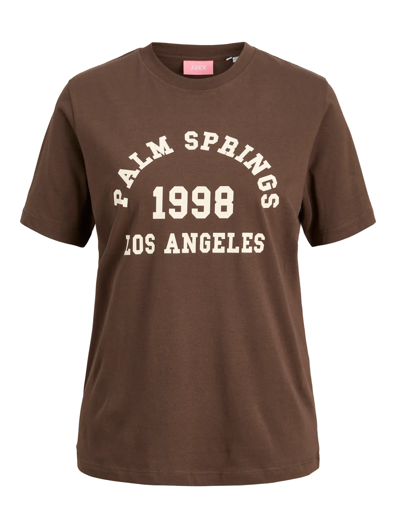 JJXX DONNA T-SHIRT JXMERLE MARRONE/PANNA