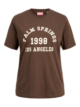 JJXX DONNA T-SHIRT JXMERLE MARRONE/PANNA